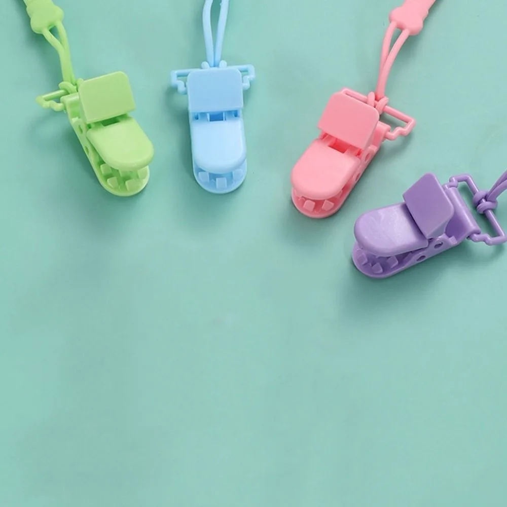 

Cute Silicone Pacifier Holder Clip BPA Free Anti-lost Baby Pacifier Chain Food-grade Adjustable Baby Teething Strap Outdoor