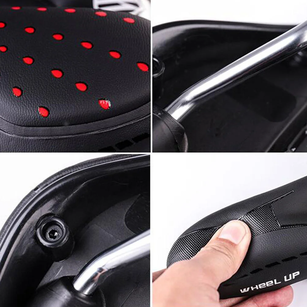 1Pcs Comfortable Bike Saddle Premium Material Breathable Cushion for Most Bikes Cycling Sports Outdoor Easy to Wash and Mount