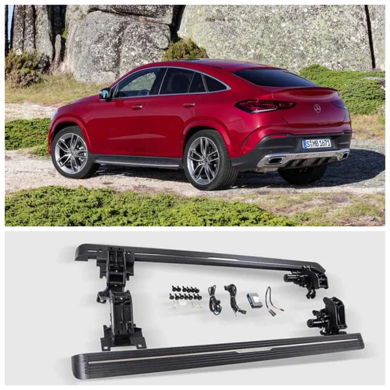 

For Benz GLE Coupe GLE350 400 450 500 2020 2021 2022 Electric Automatic Running Boards Side Step Bar High Quality Motor Pedals