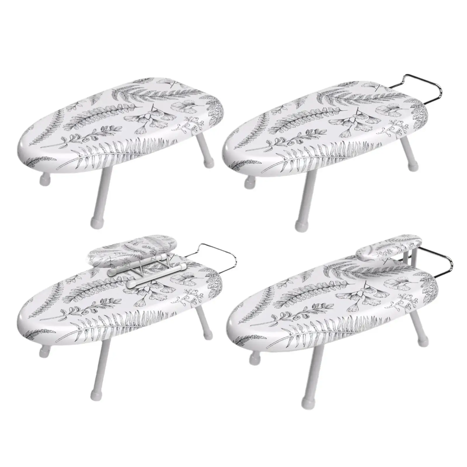 Mini Ironing Board Compact with Foldable Feet for Sewing Room Collars Travel