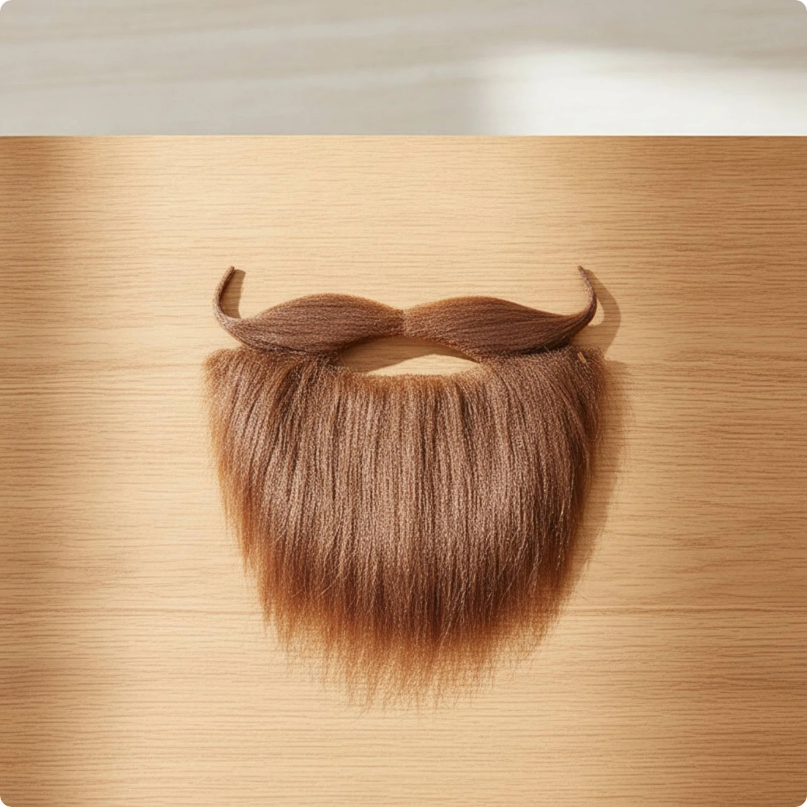 False Mustache Funny Fake Mustache Costume Beard Soft Fake Beard Easy to Apply for Partygoers, Halloween, Photo Booths