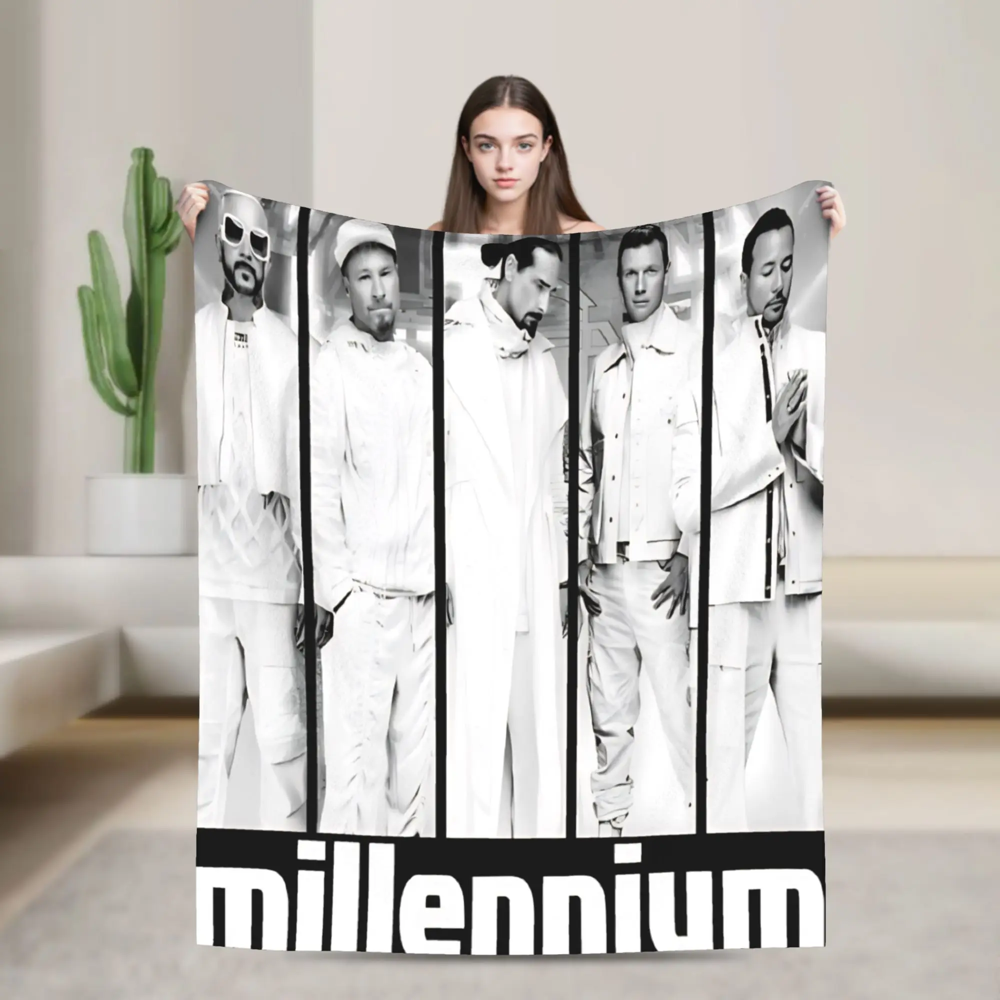 Backstreets Millenniums Tour Boy Blankets Fleece Spring Autumn  Breathable Super Warm Throw Blankets for Sofa Travel Rug Piece