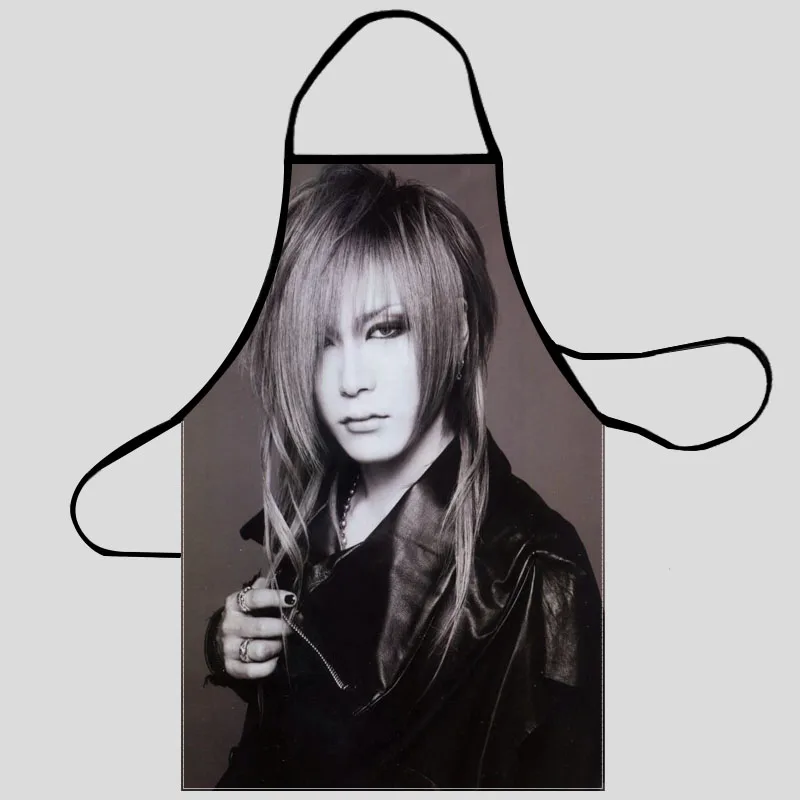 The Gazette Uruha نمط أكسفورد النسيج المئزر للرجال النساء المرايل المنزل الطبخ الخبز تنظيف مآزر اكسسوارات المطبخ