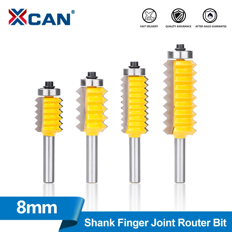 

XCAN 1 шт., фреза для клея с пальцевым шарниром, 8 мм, хвостовик, приподнятая панель, V-образные фрезы для деревянного шипа, деревообрабатывающий конус, шипообразная насадка