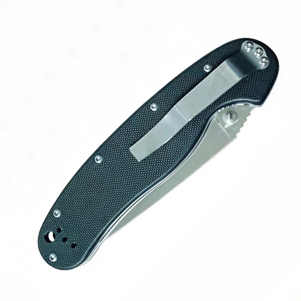 R1 Folding Knife AUS-8 Blade Steel G10 Handle EDC Tool Knife For Outdoor Camping - view 6