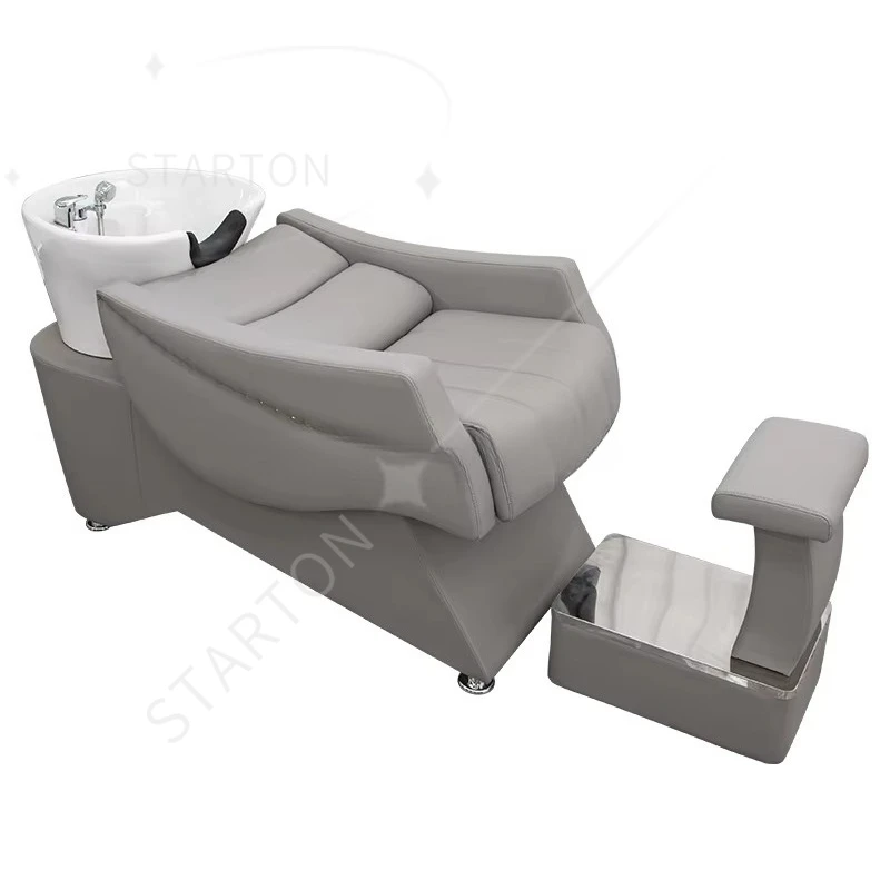 

Мебель для салона, шампунь для волос, кровать для мытья волос, стул для спа-терапии головы, стул для шампуня, керамическая раковина для головы, кровать для мытья волос