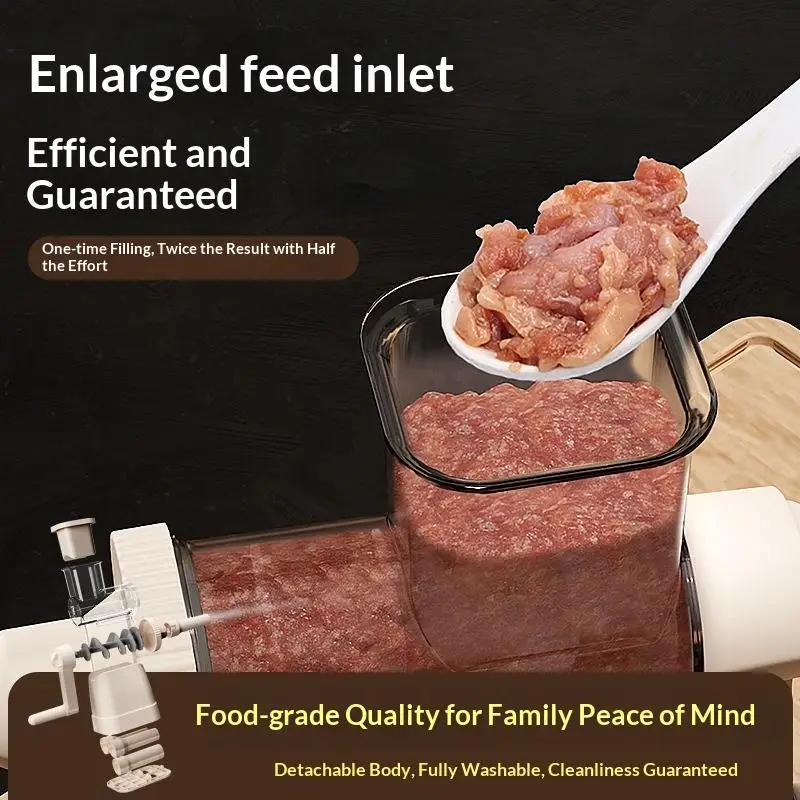 Máquina Manual para Rellenar Salchichas, Rellenador de Salchichas Caseras, Jeringa para Salchichas, Utensilios para Rellenar Salchichas, Inyector Manual de Carne