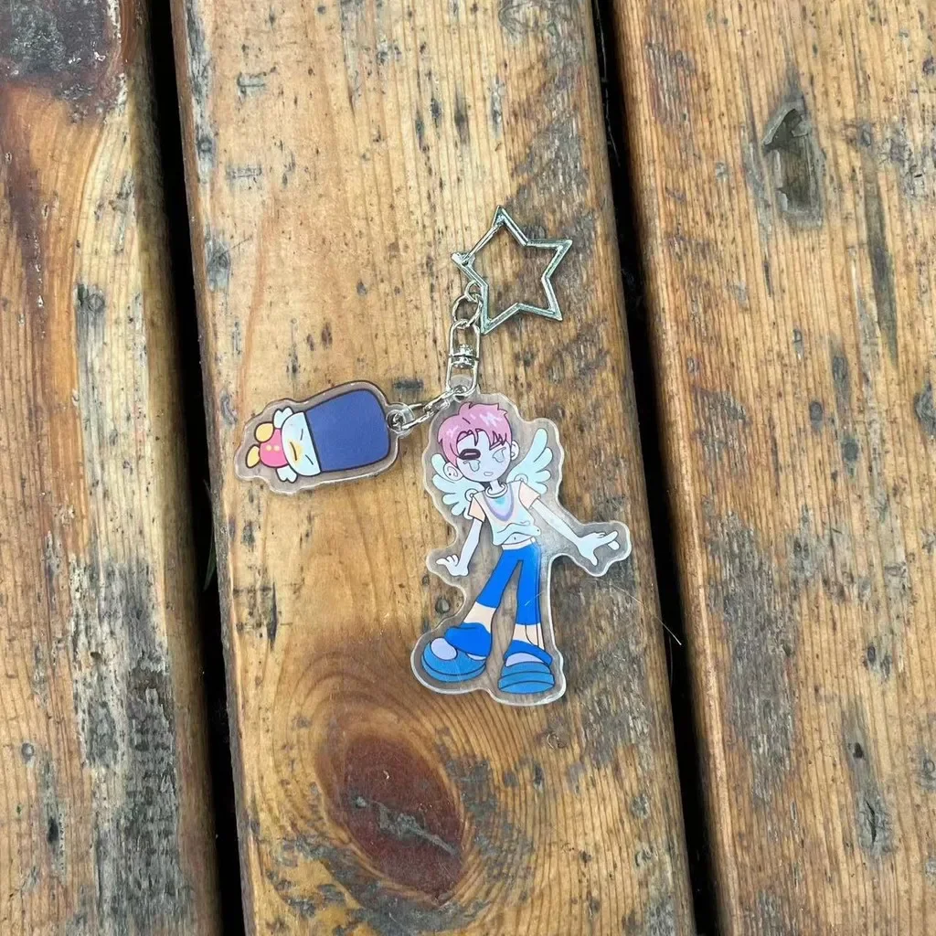 Kpop idol RIIZE Keyring Cute Cartoon Acrylic Keychains