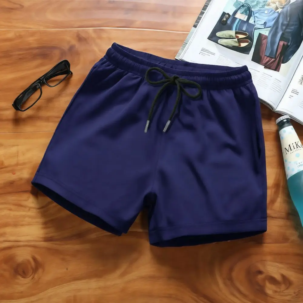 Mens Sports Shorts Quick Dry Elastic Running Beach Pants Lightweight Breathable Fitness Training Workout Apparel Plus Size