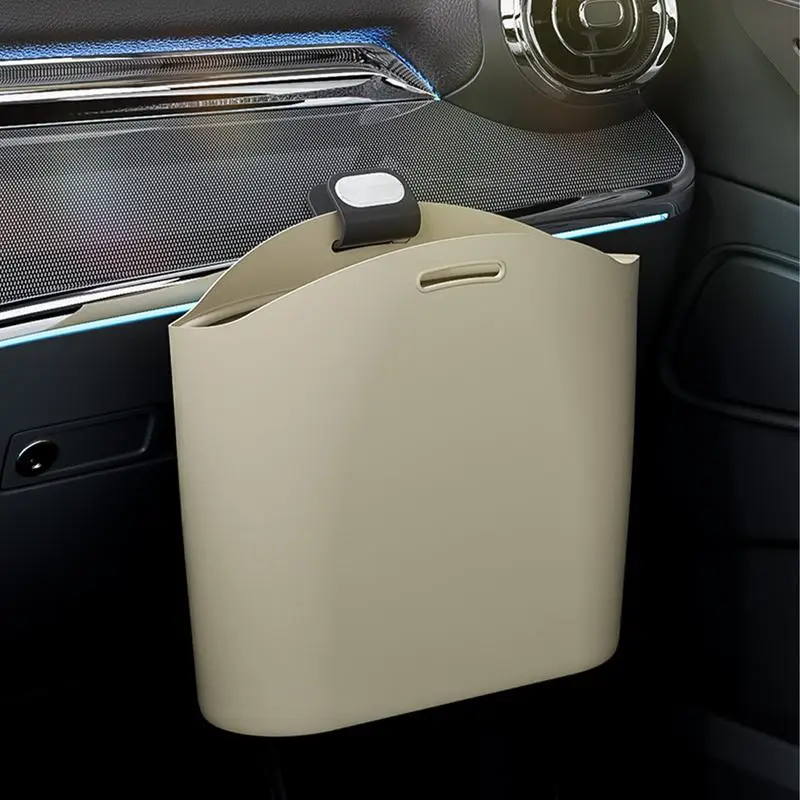 Car Seat Back Organizer Silicone Car Waste Bag Auto Dustbin Garbage Organizer Multipurpose Storage Pocket For Umbrella Water