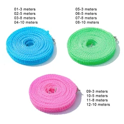 3 5 8 10M Clothesline Fence-Type Washing Clothes Line Barrier Nonslip Quilt Airing Rope Indoor Hangers Laundry