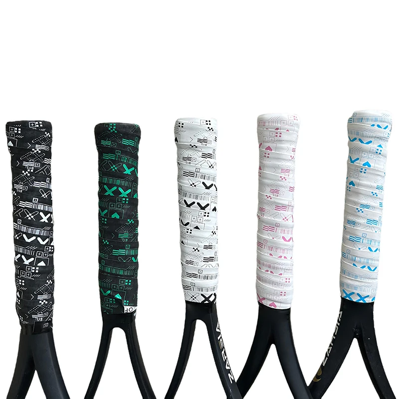 Tennis Badminton Racket Paddle Head Protection Tape Sticker, zelfklevende overgrips, schokabsorptie, antislip griptape