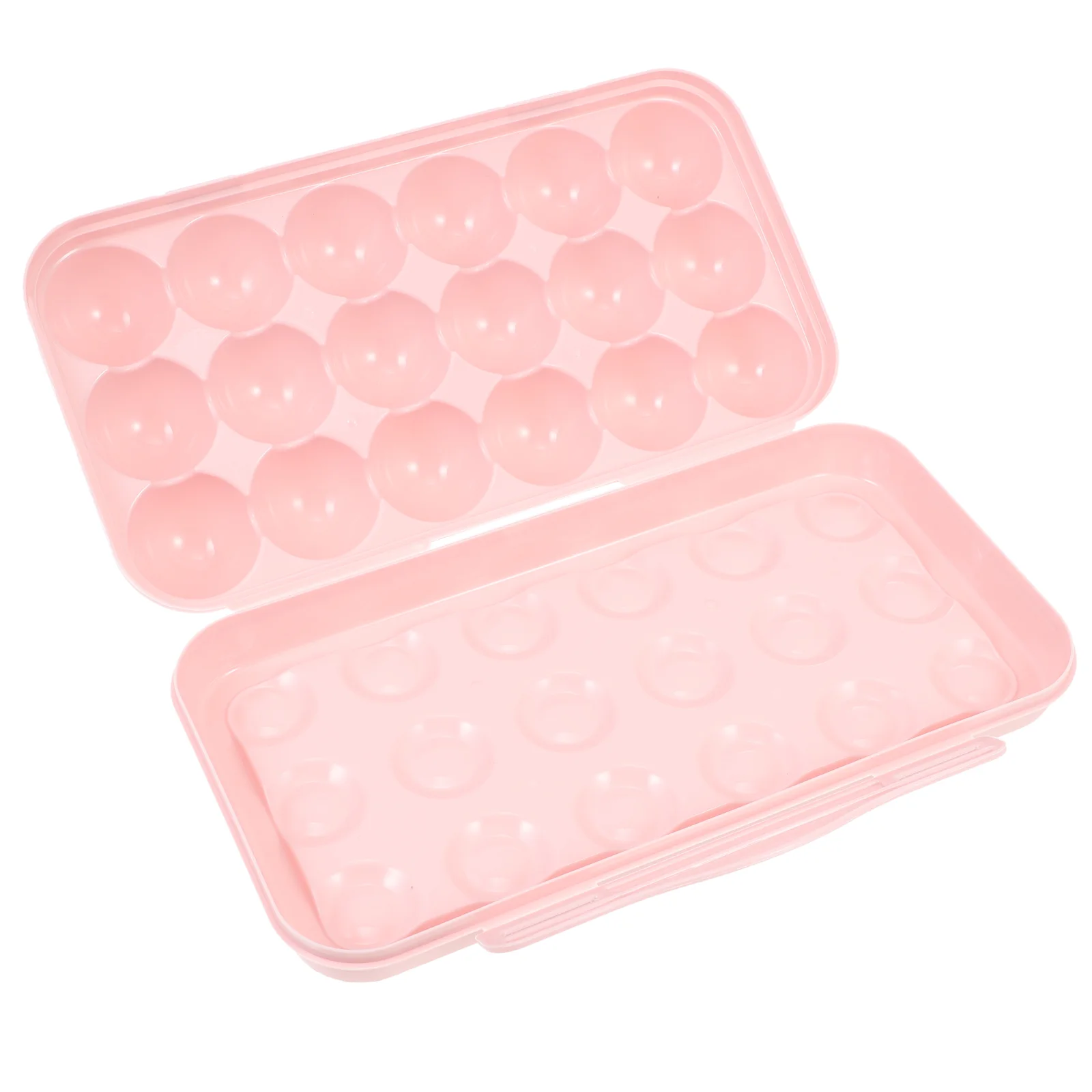 Egg Storage Cartons Box Eggs Colorful Case Pink Container for Refrigerator Organic