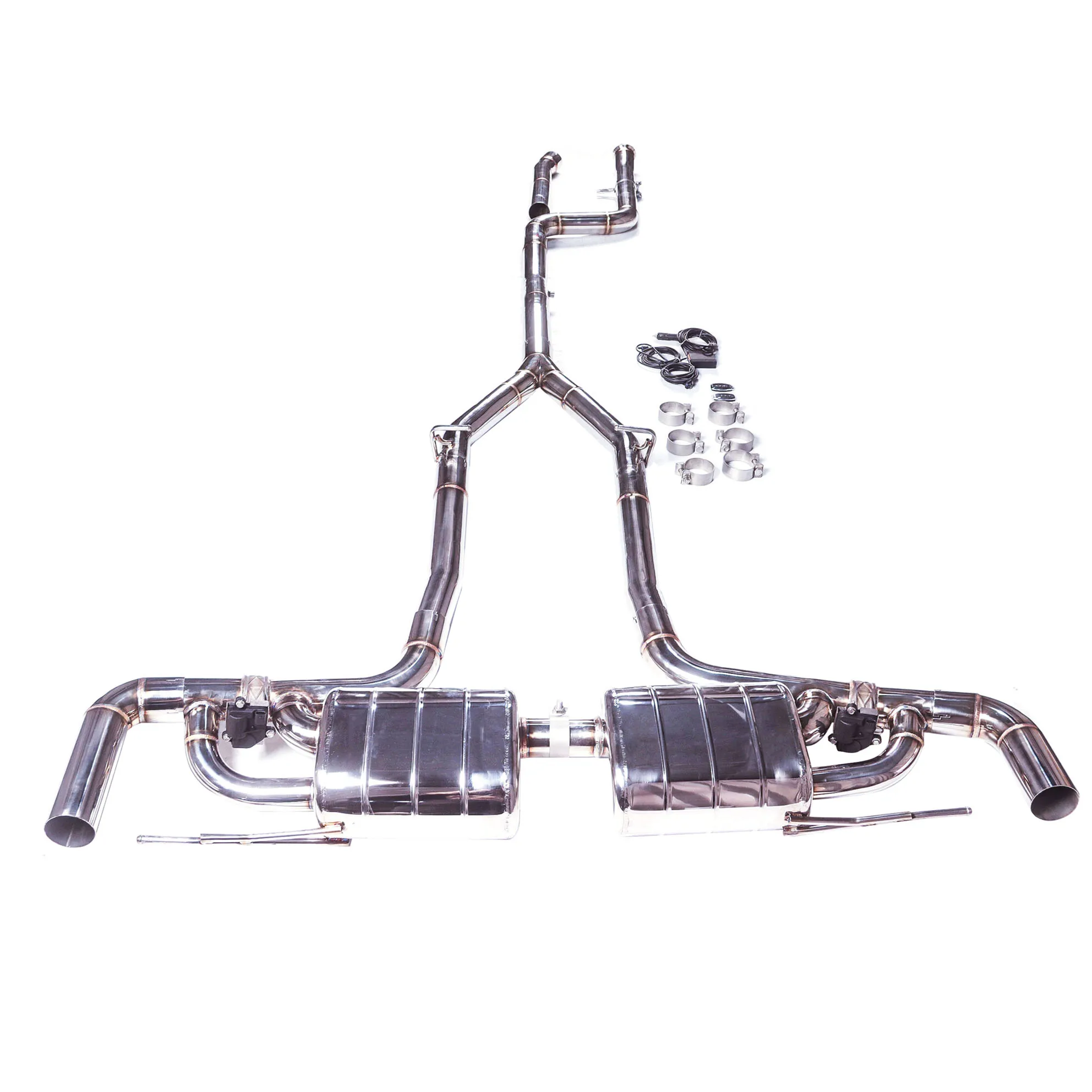 K [Custom product] For 2022 BMW x5 G05 3.0T 304 stainless steel with valve exhaust system muffler