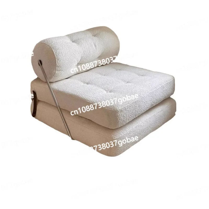 

Cotton Cloth Wooden Frame Folding Living Room Sofa Bed Detachable Washable Creative Modern Luxury Sofas Bed Home Furniture