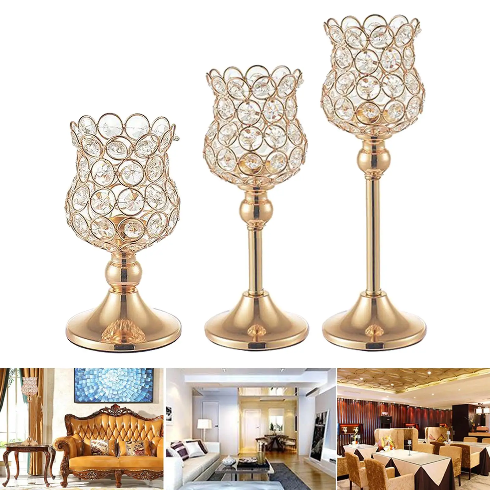 Candle Holder Candlestick Home Decor Craft Tea Light Festival Decor