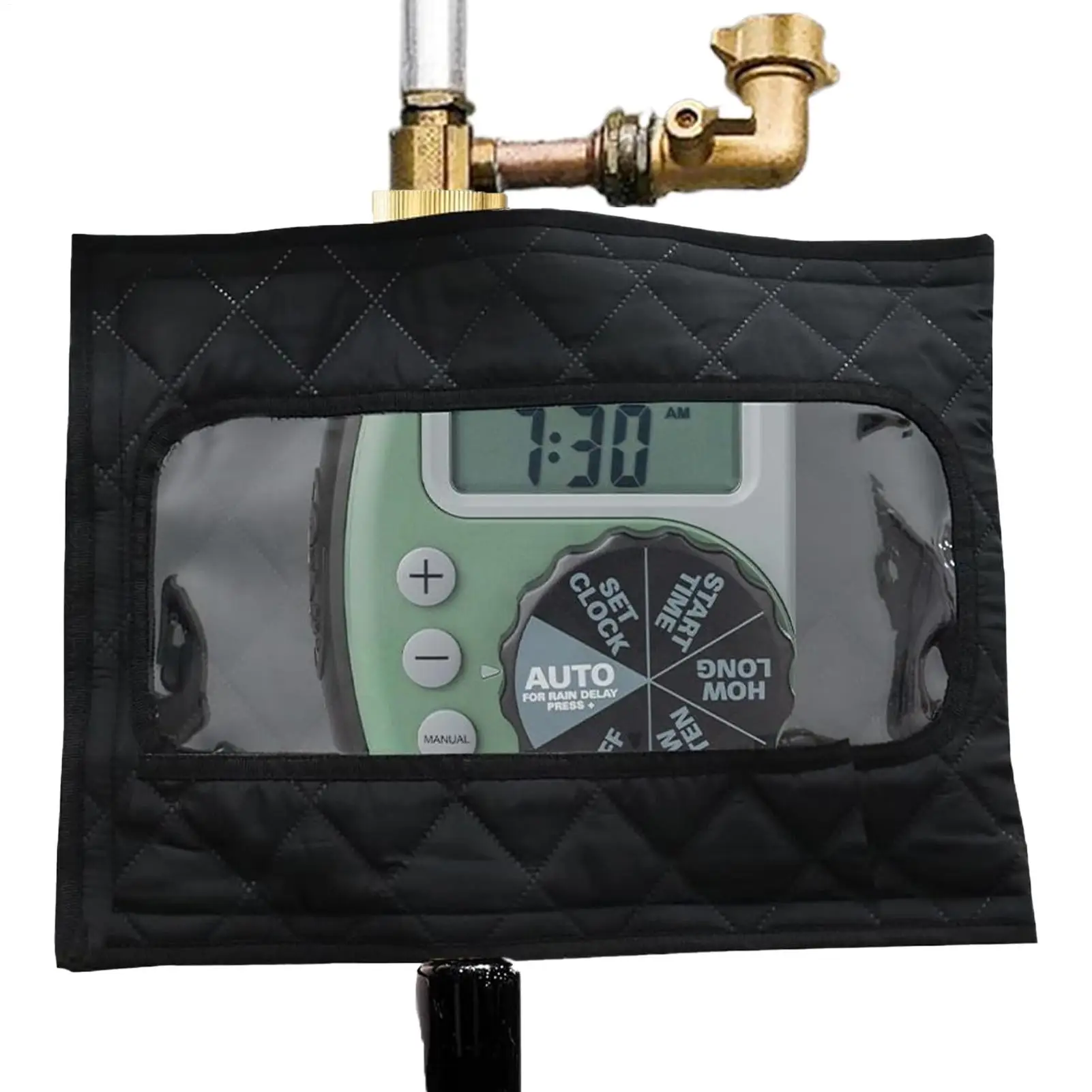 Hose Watering Timer Cover Hose Faucet Timer Protector With Clear Front Window Winter Freeze Protection