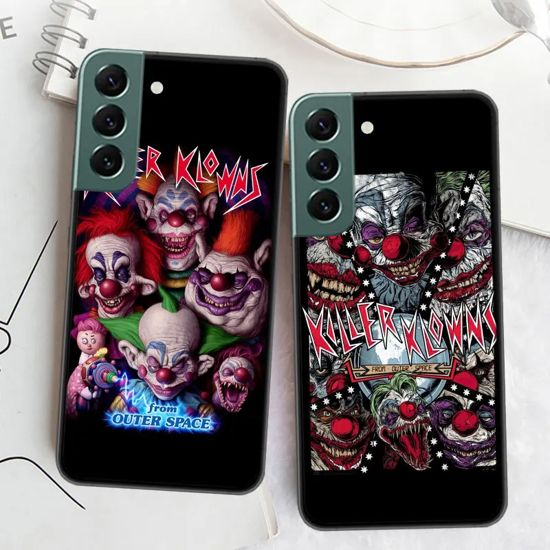 Movie K-Killer Klowns From Outer Space Phone Case For Samsung A15 A25 A35 A55 Galaxy A12 A22 A32 A52 A72 A54 A34 A24 A14 A53 A33