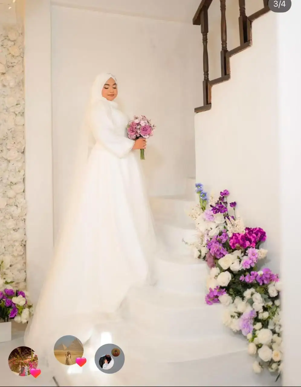 Ciynsia Robe De Mariée Customized Muslim Wedding Dress 2026 Bride Tulle With Beading A-Line Full Sleeves Hijab Bridal Gowns