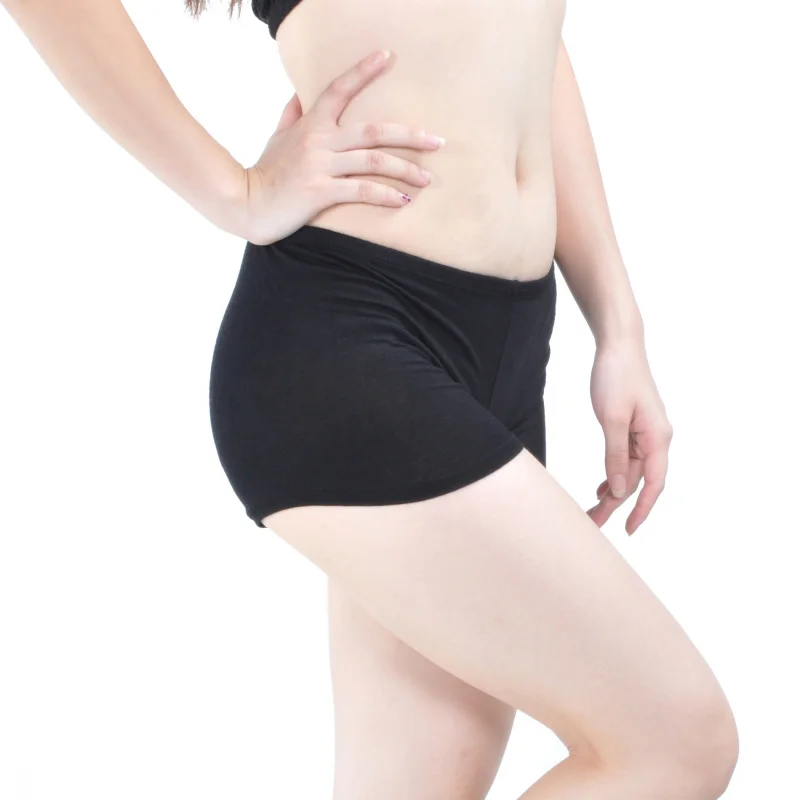 Pantalones de seguridad de algodón de seda antiexposición para danza del vientre