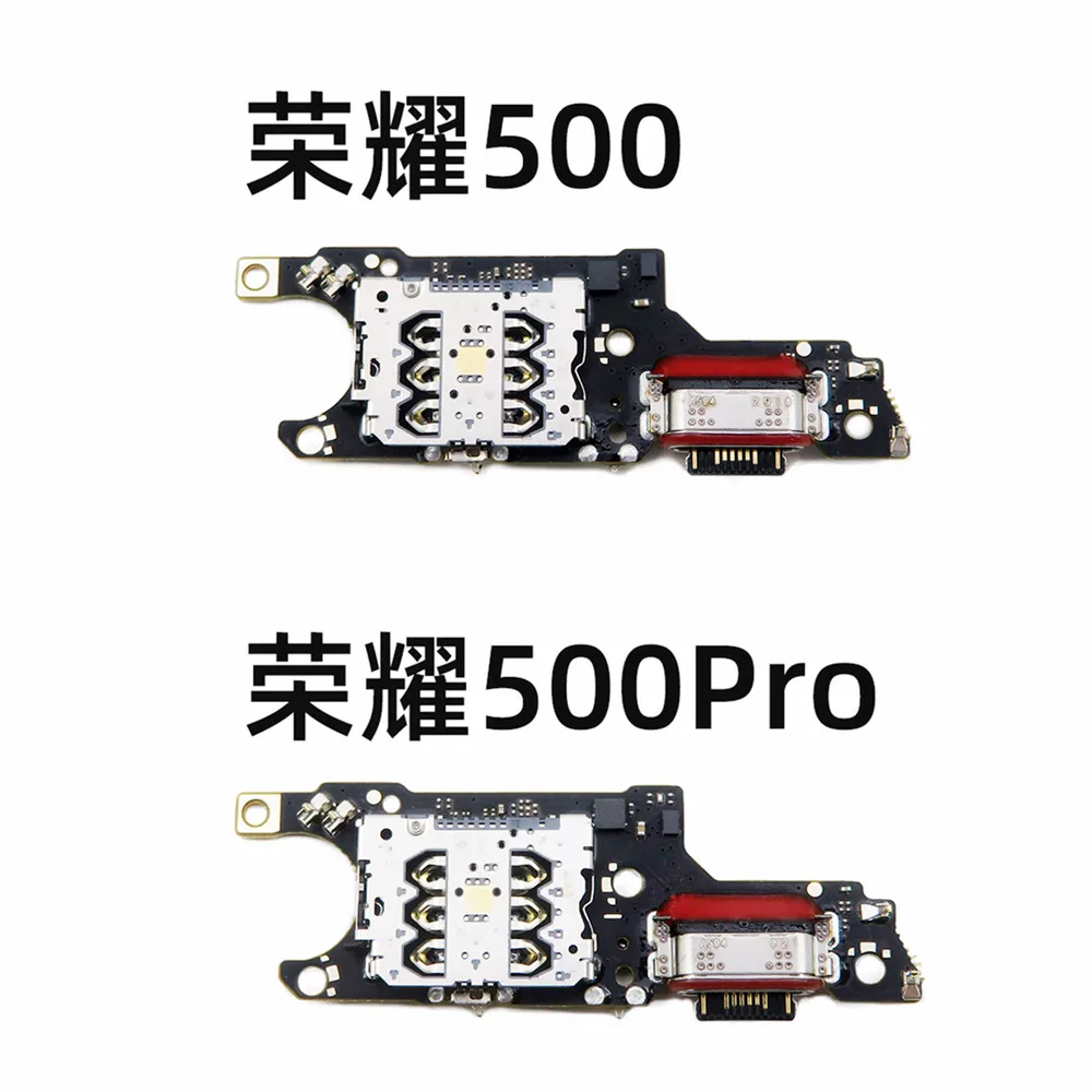 Replace For Honor 500 / 500 Pro USB Charging Port Dock Connector Flex Cable Sim Card Reader Microphone Type-C Charger Plug Board