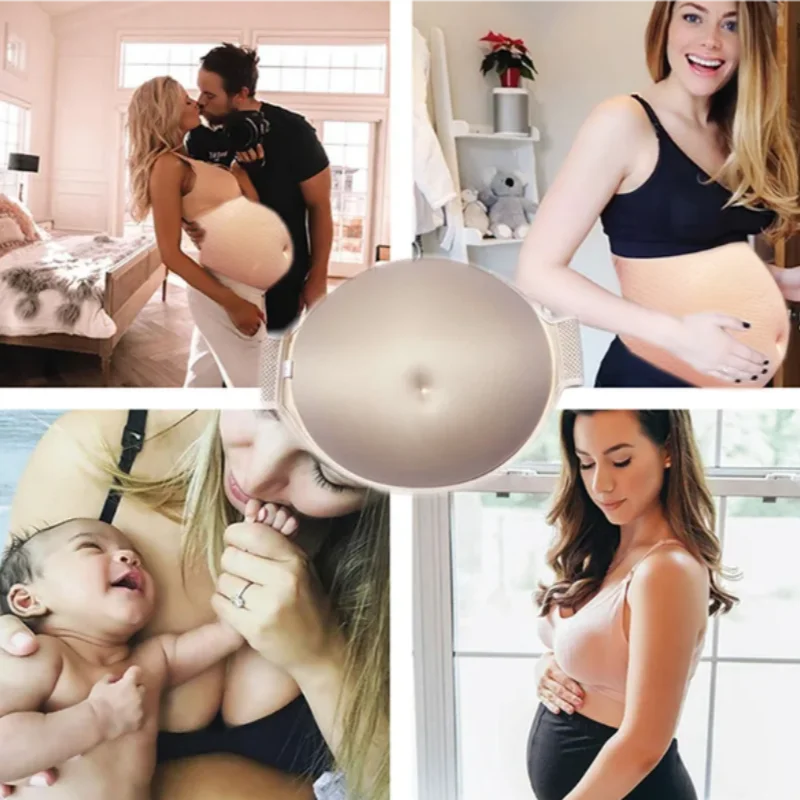 

Sponge Belly Artificial Baby Tummy Belly Fake Pregnancy Pregnant Bump Pregnant Belly Style Suitable for Male and Female Actors
