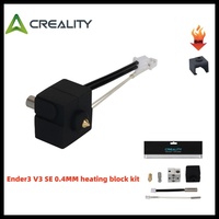 CREALITY Ender 3 V3 SE Hot End kit 0.4mm Brass Nozzle High Temperature Print Head Heater Block 3D Printer Accessories