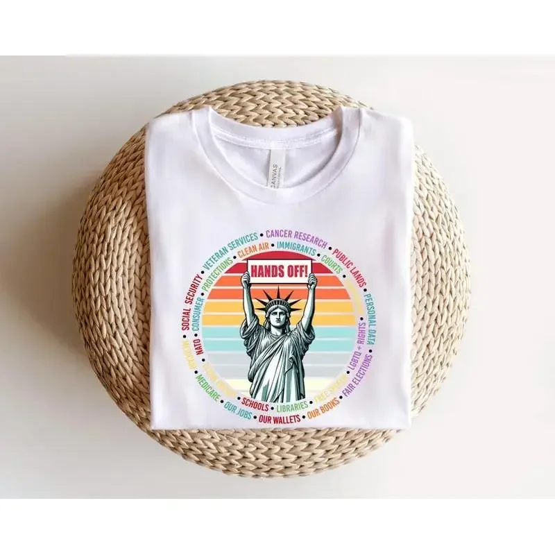 Hands Off ProtesT T Shirt Political Activism Environmental Rights