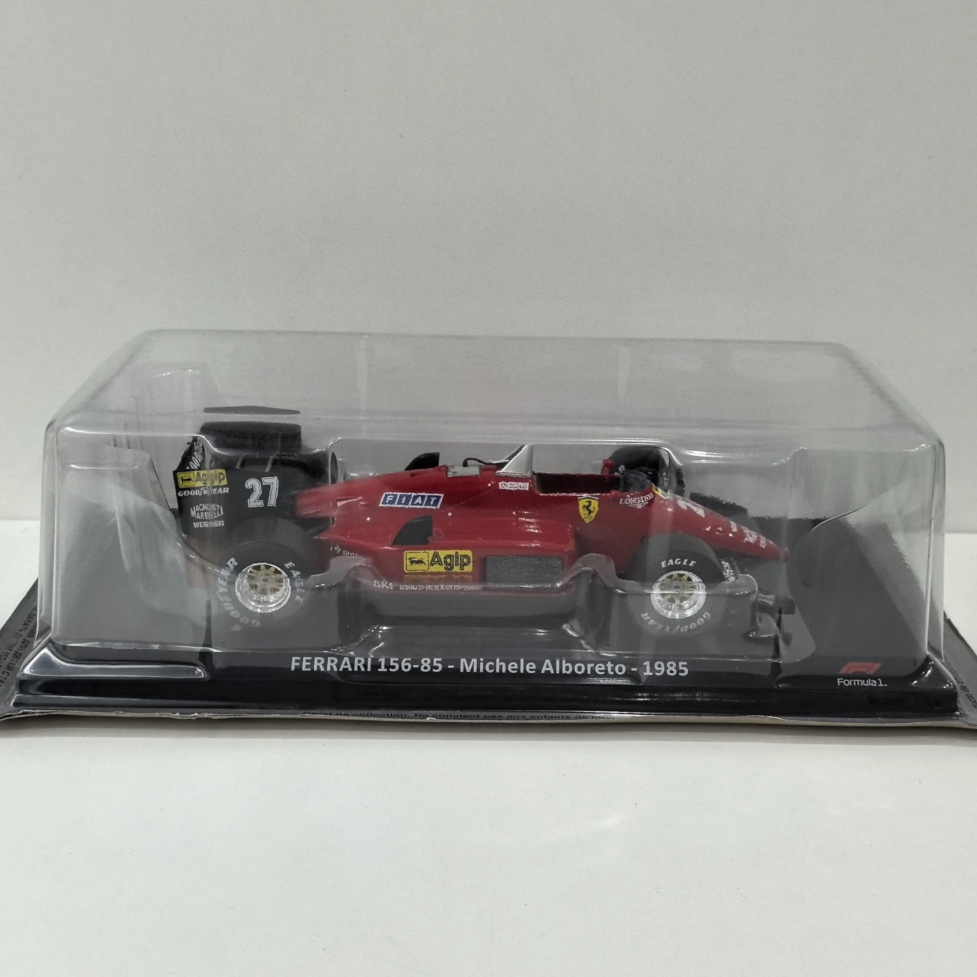 Diecast IXO 1/24 Scale 156-85 #27 1985 F1 N8 Alloy Car Model view 2