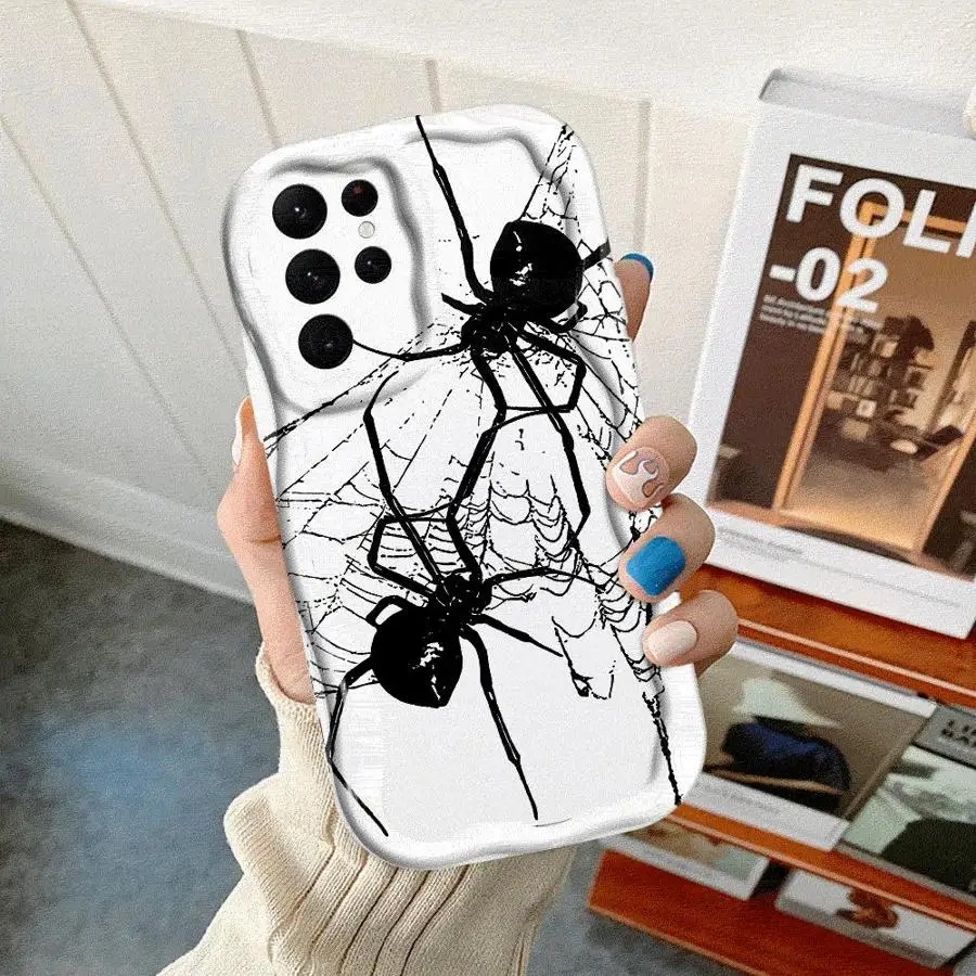 

Marvel Spider Man Logo Phone Case for Samsung Galaxy S25 S24 Ultra S23 FE S22 Plus S20 S21 Cover