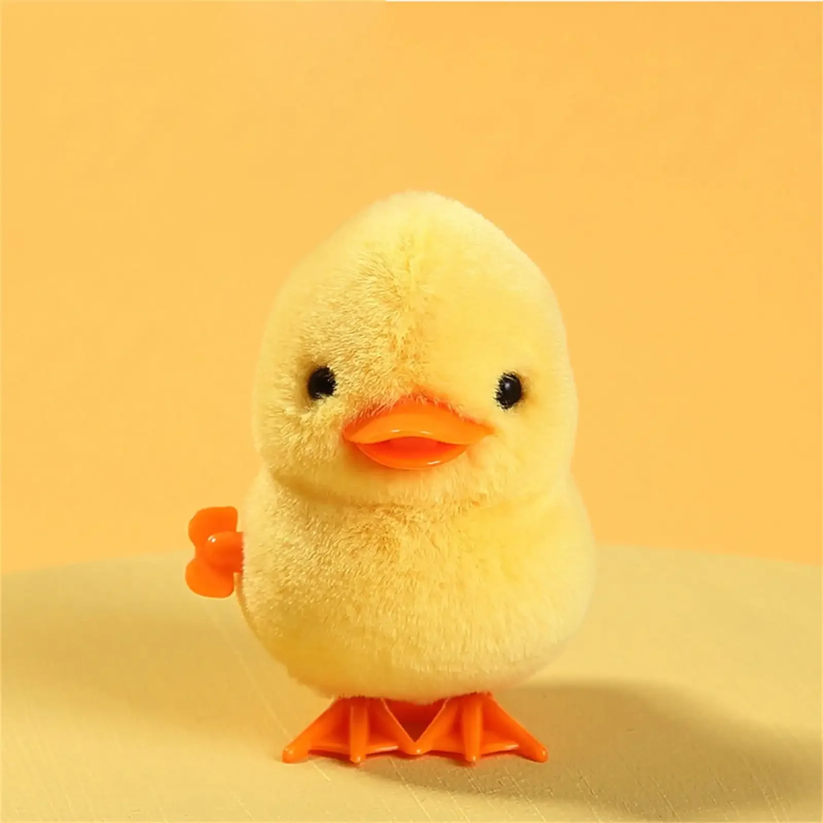 Cute Wind Up Chick Plush Animals Toy Kids Boy Girl Stuffed Animals Chick Clockwork Walking Toys Children Fun Gifts