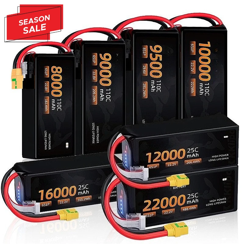 

25C 12000/16000/22000mAh for Yuanhang Remote Control Model High Discharge Rate Lithium Battery