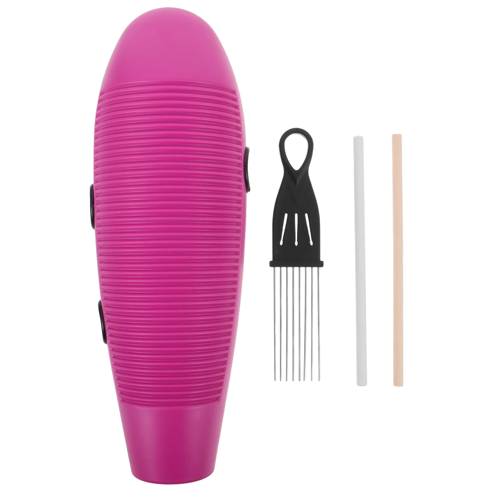 

1 Set Guiro Instrument Violet Plastic Latin Percussion For Beginners Musical Rhythm Training Accompaniment Percussion