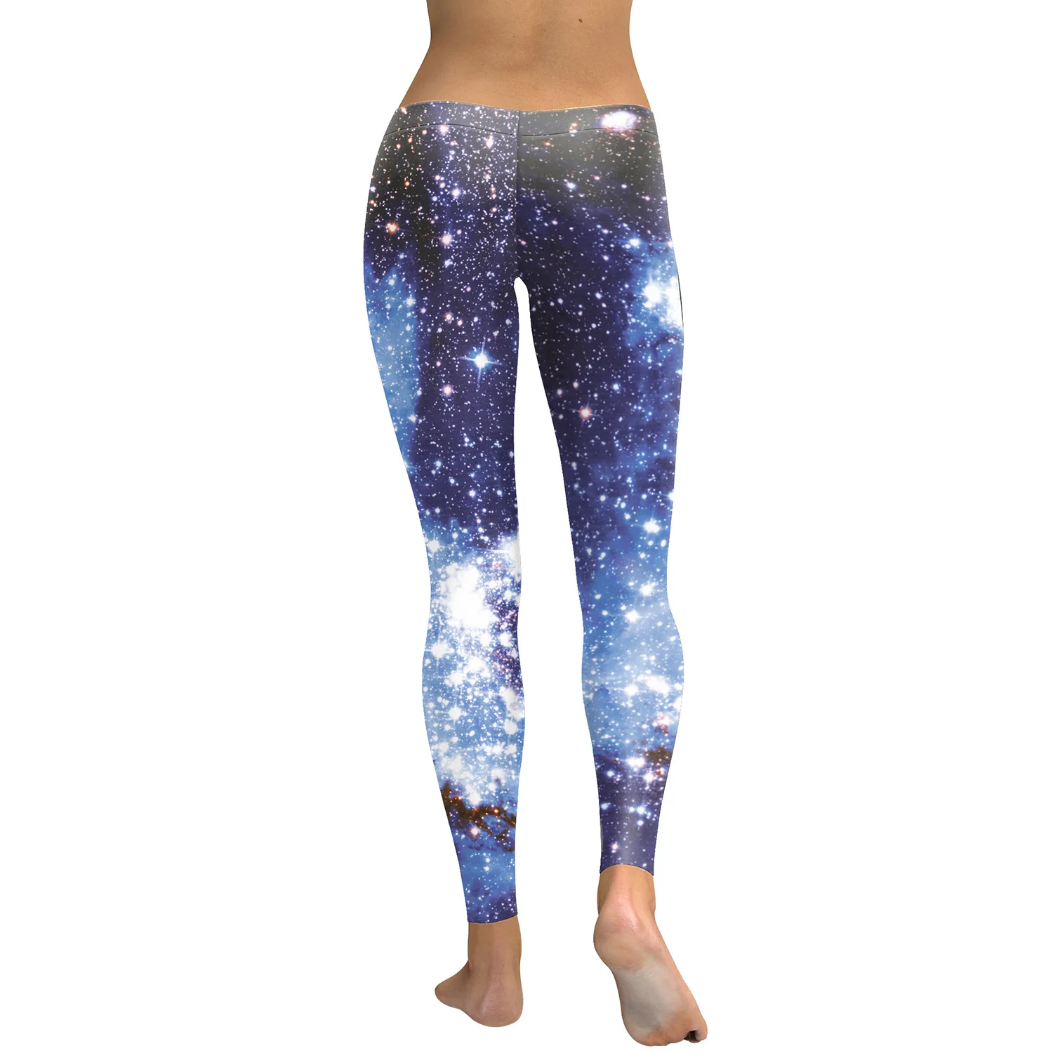 Starry Sky Lips 3D Printed Tight Yoga Pants Women Halloween Cosplay Bottom Costume Slim Fit Party Role Play Leggings Trousers