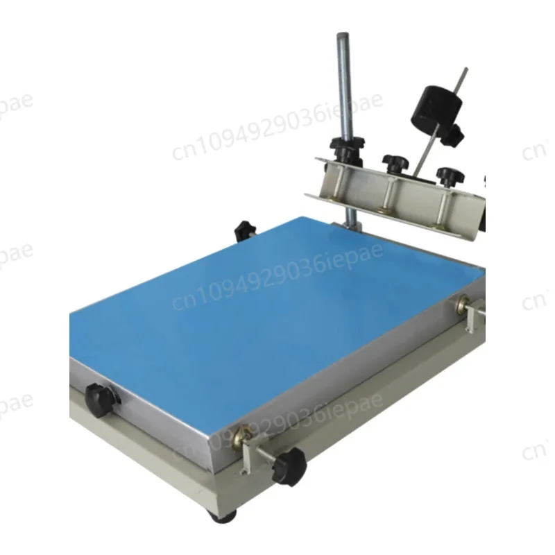 Precision Screen Printing Machine Easy Manual Operation Screen Printer High Strength Cold Rolled Sheet Silkscreen Machine