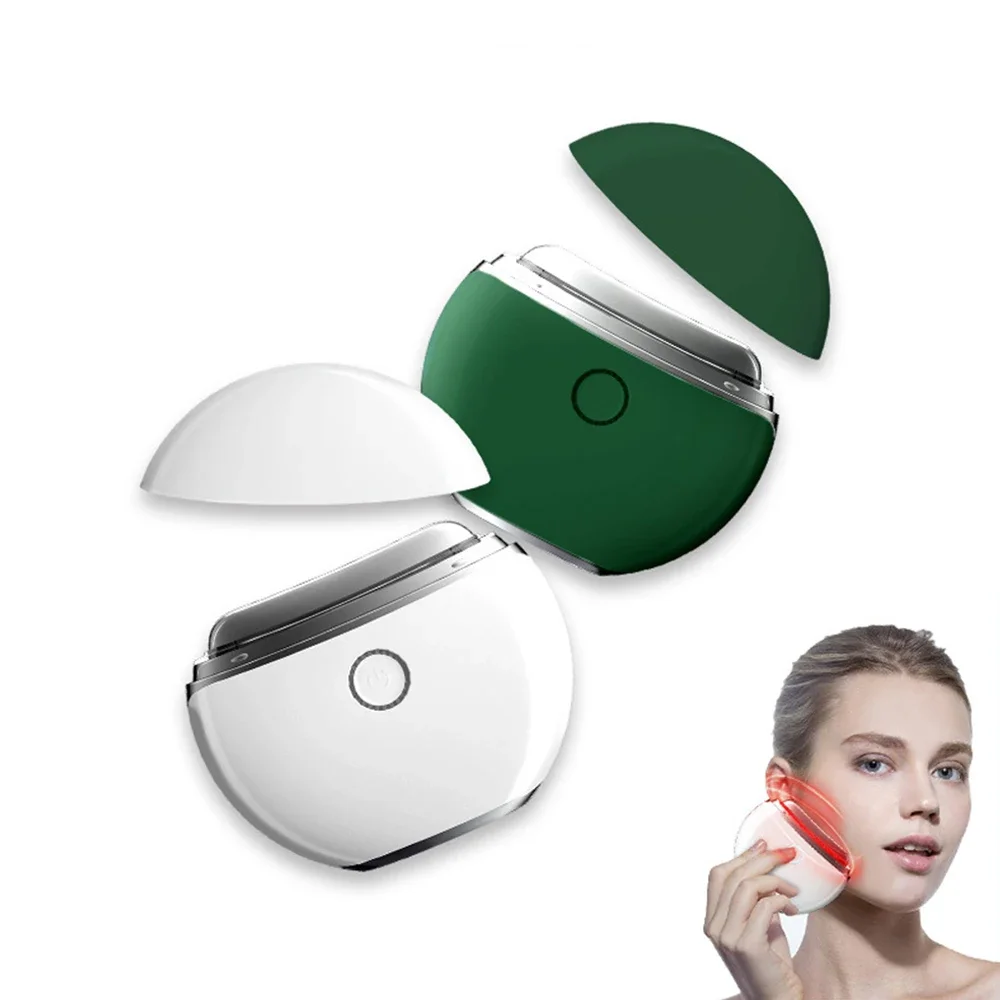 Gua Sha EMS Microcurrent Aquecimento Face Massageadores, Vibração Anti Envelhecimento Facial Lift Device, Beleza da pele Raspando Ferramentas, Raspador traseiro