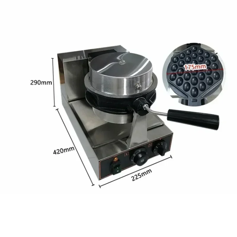 الأجهزة المنزلية التجارية آلة كعكة البيض الروتاري التدفئة الكهربائية المحلية الغاز آلة كعكة البيض آلة الخبز معدات كشك