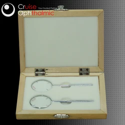 Wooden Box Packing Jackson Cross Cylinder Set | Optometric Refined Measure | 2 pcs in 0.25 and 0.50 | CCYLWD