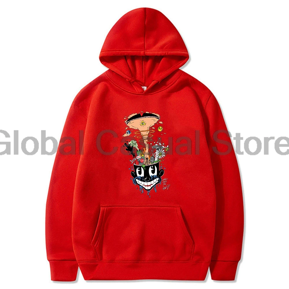 Lil Darkie Thinker Hoodie للرجال والنساء ، ملابس الشارع طويلة الأكمام ، البلوز بغطاء رأس ، ملابس الهيب هوب ، صغيرة ، مظلمة ، واحدة Merch ، جولة ،