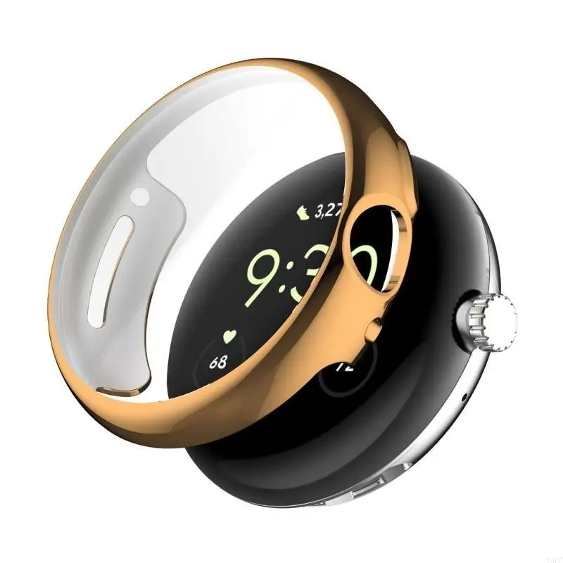 Anti-Scratch Shock-Resean Cover Cover Tpu рукав для Pixel Watch 2 Screen Protector