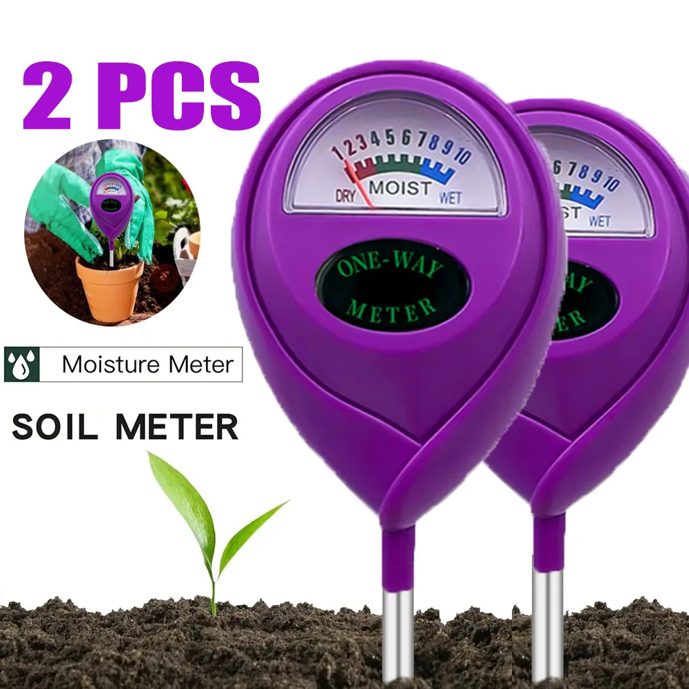 

1/2 шт. измеритель влажности для растений, измеритель влажности почвы, измеритель влажности почвы, измеритель влажности почвы, тестер почвы для садоводства, газона,