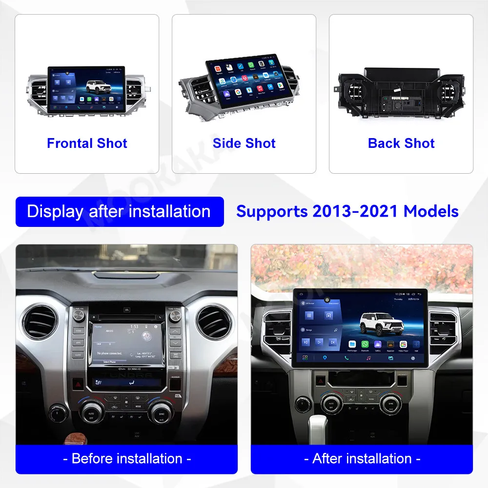 14 Inch Android 15 Car Radio For Toyota Tundra 2013~2021 GPS Multimedia Player GPS Navigation Car Stereo Receiver IPS Head Unit