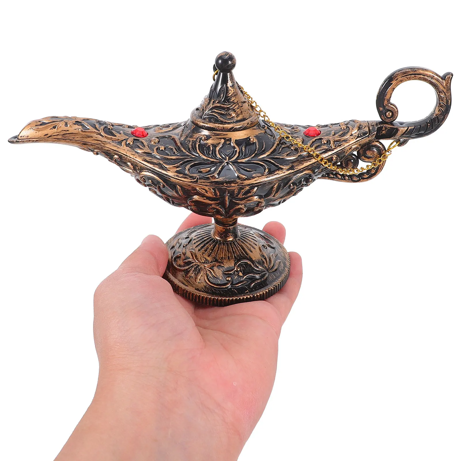 

Ретро-скульптура в виде арабской лампы, декоративный реквизит для тематических мероприятий, детских дней рождений, праздников, Хэллоуина, свадеб, украшение для стола, декор для дома