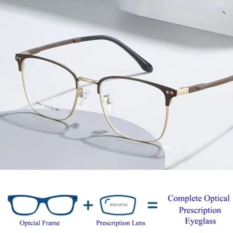 Men's Large Frame Business Glasses Frame Major Brand Design Fashionable Glasses Frame High end Comfortable Glasses