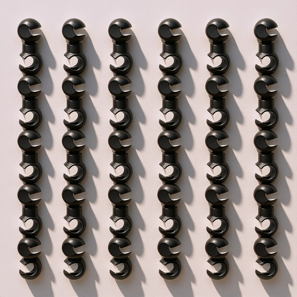 

30pcs Bicycle Cable Clips Plastic Rotatable S-Hook Clamps For Brake Gear Tidy Wire Organization Bike Accessories Cycling