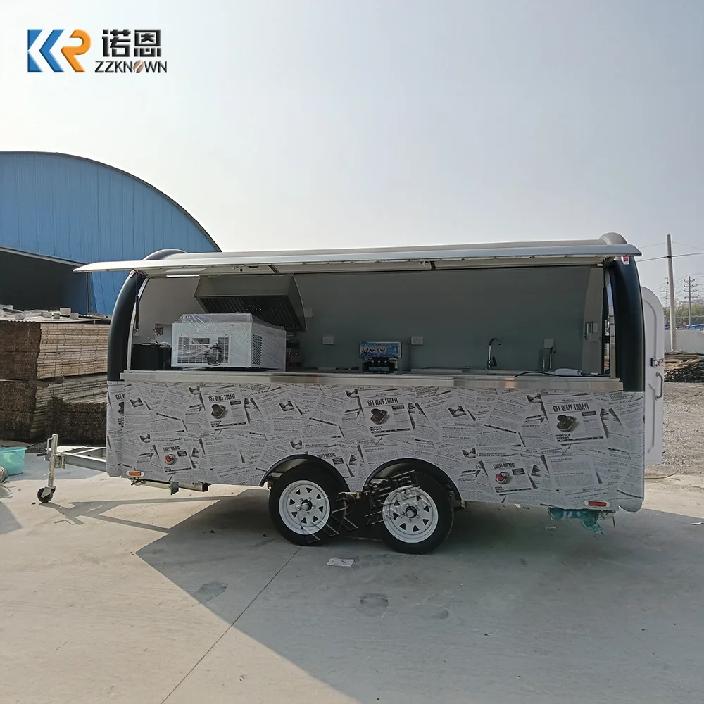 

Mobile Food Kiosk Hot Dog Stand Concession Trailer Ice Cream Trucks Taco Cart Sweet Corn Shop Small Fast Food Trailer