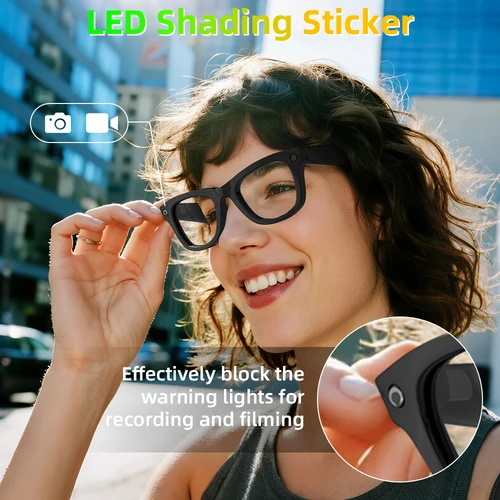 Imagen 2 del producto HIBLOKS-almohadillas antideslizantes para la nariz, pegatina LED para Ray-Ban Meta Wayfarer GEN1/GEN2 y Skyler GEN1/GEN2, accesorios para gafas inteligentes