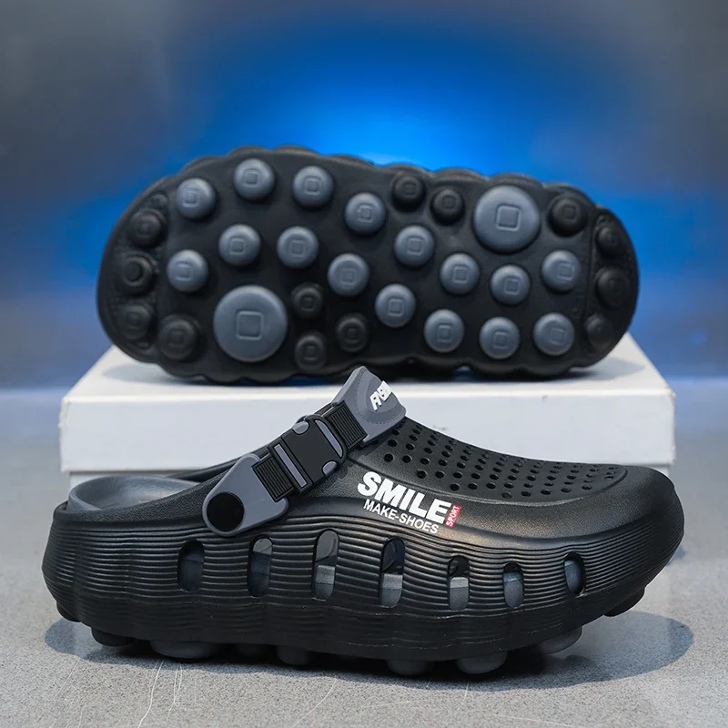 Sommer Herren Pantoffeln Sandalen Flip-Flops Clogs Weiche Sohle Unisex Outdoor Strand EVA Slides Clogs Badezimmer Bad Flache Schuhe – Detail 20