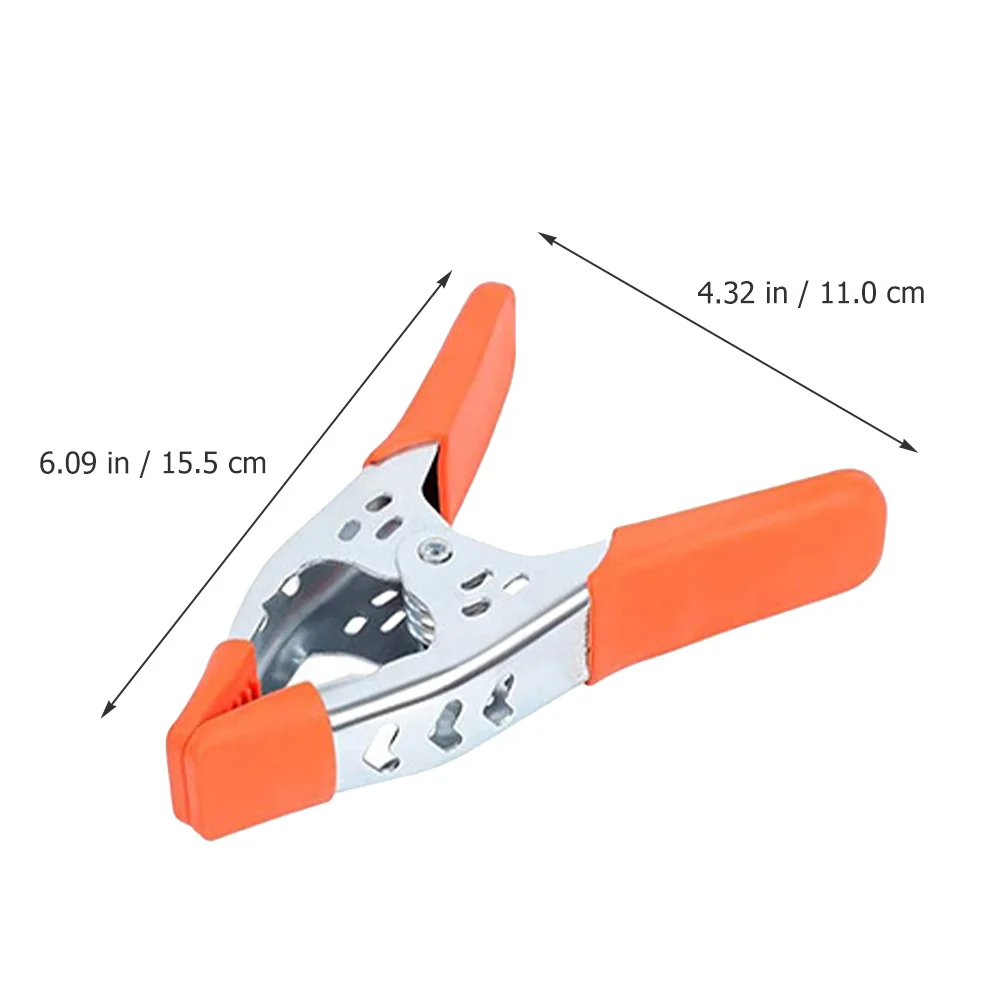

Heavy Metal Spring Clamp Fixing Clamp Woodworking Fixing Clip Carpentry Tool For Diy Camping Modeling Supplies