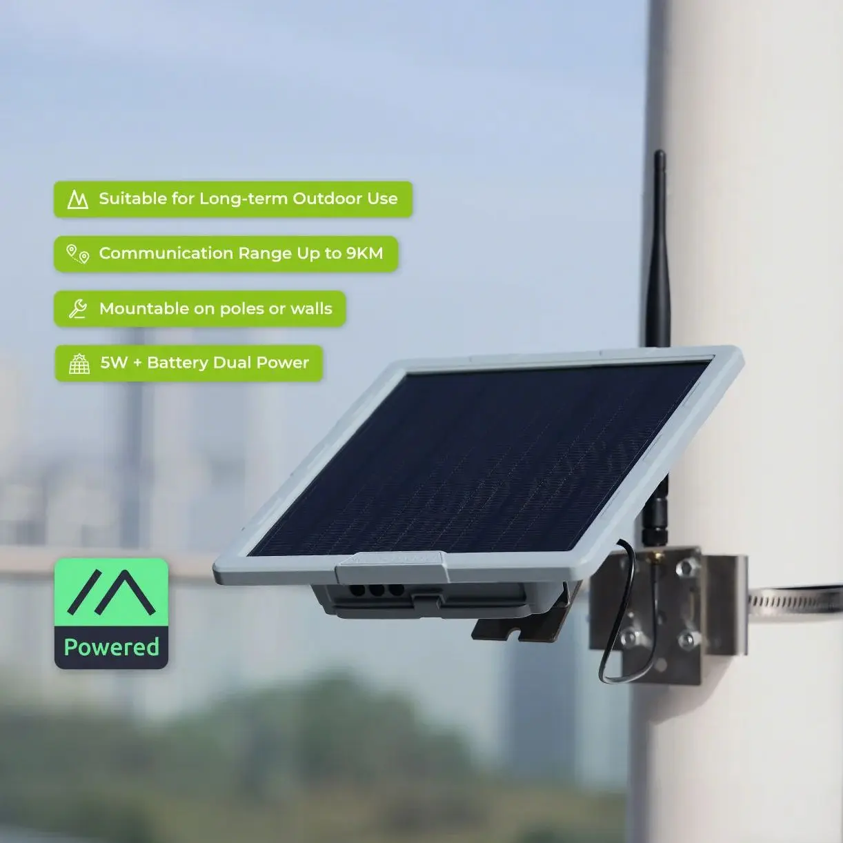 SenseCAP Meshtastic Solar Node Repeater 868MHz Mesh LoRa Node, XIAO NRF52840 Plus, SX1262 LoRa Module, Grove, L76K GPS